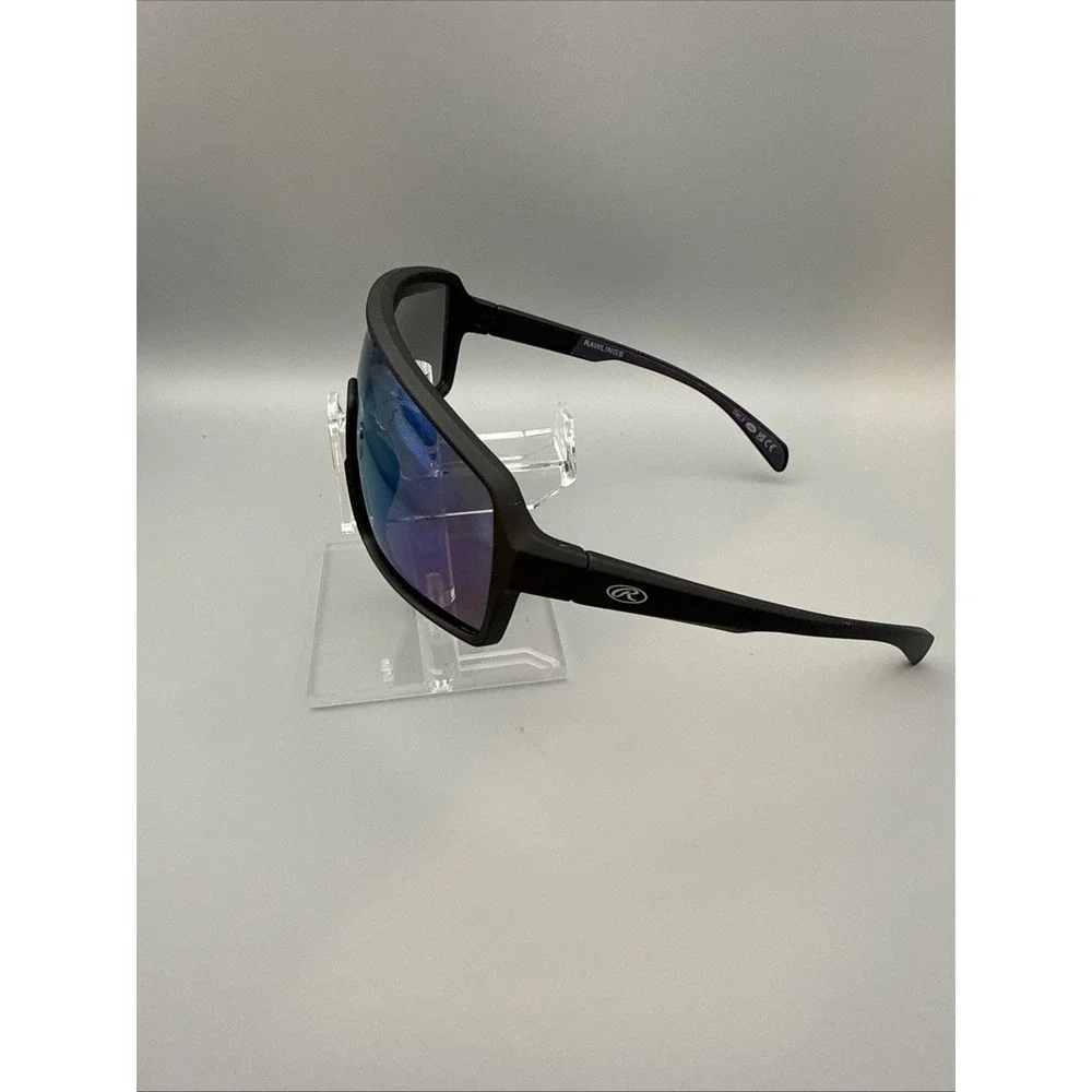 Rawlings Authentic Men's Sunglasses 34 Black GTS Wrap -Polarized Reflective Lens